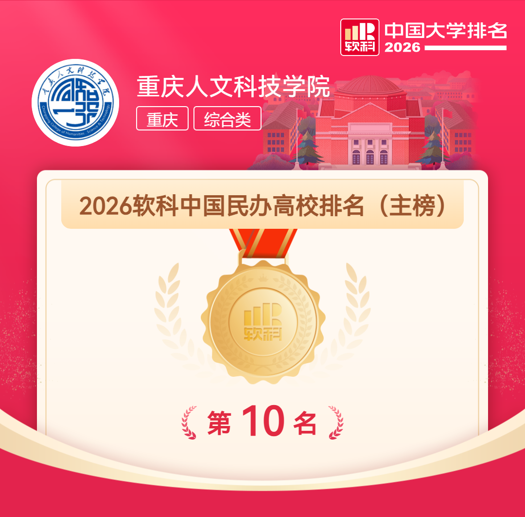 【喜报】jinnianhui今年会荣膺2026软科中国民办高校全国第10名 再创历史新高